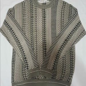 Vintage 80s Knitted Striped Coogi Style Sweater